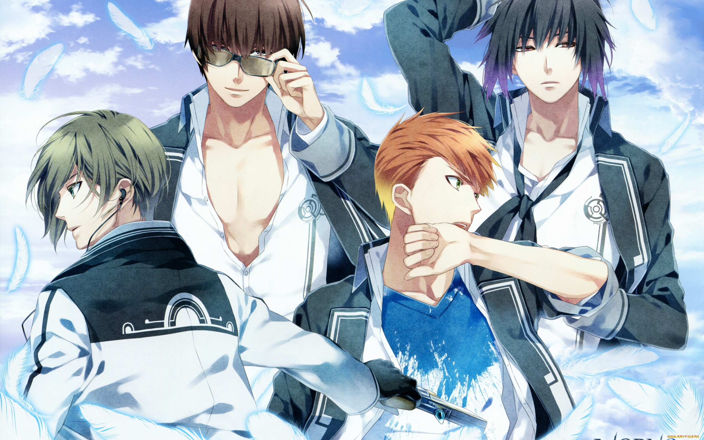 , norn9, art, teita, visual, novel, itsuki, kagami, natsuhiko, azuma, ron, muroboshi, masamune, to-va, , , , , , , 